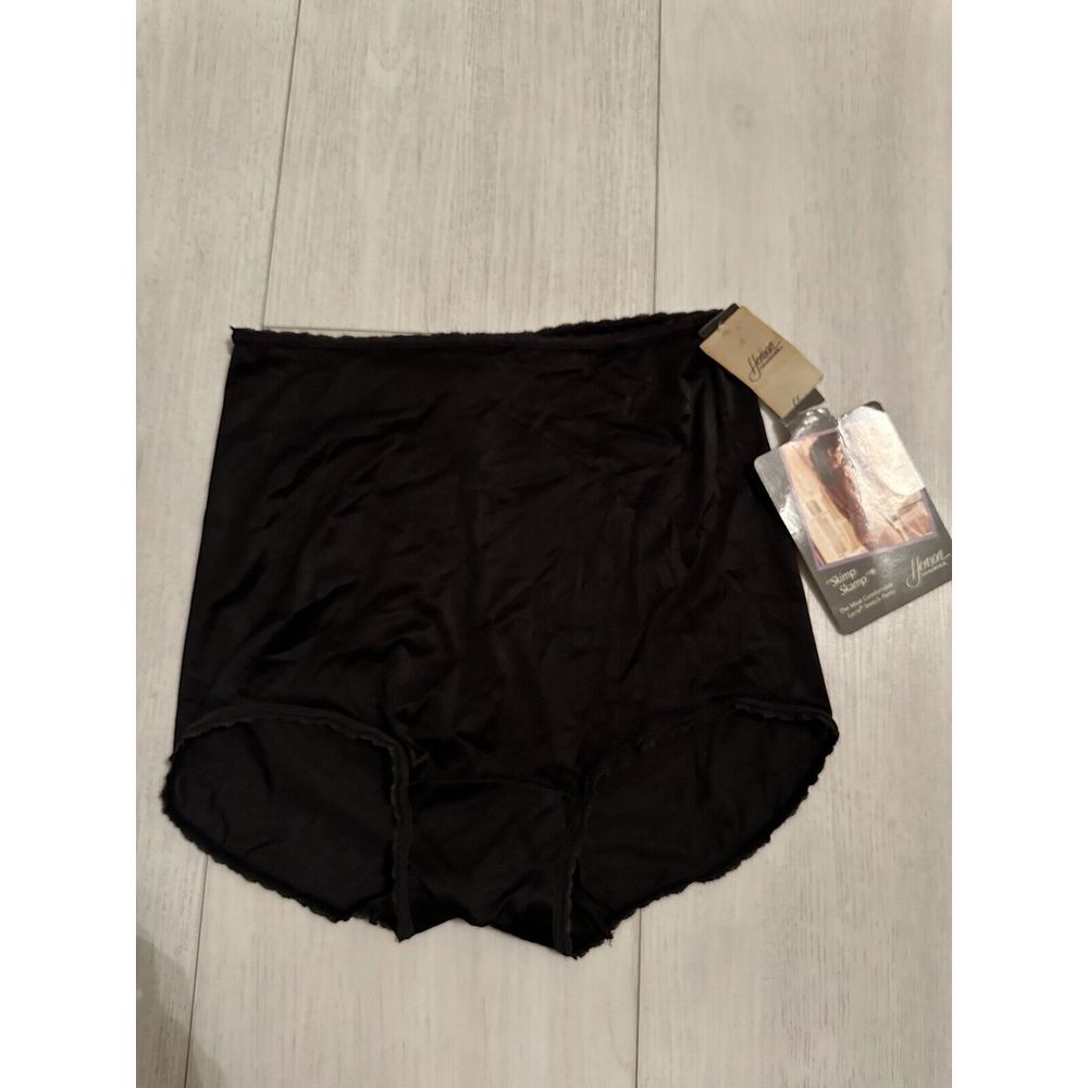 NWT Vintage Henson Kickernick Antron III‎ Nylon Brief Panties Sz 6 Black